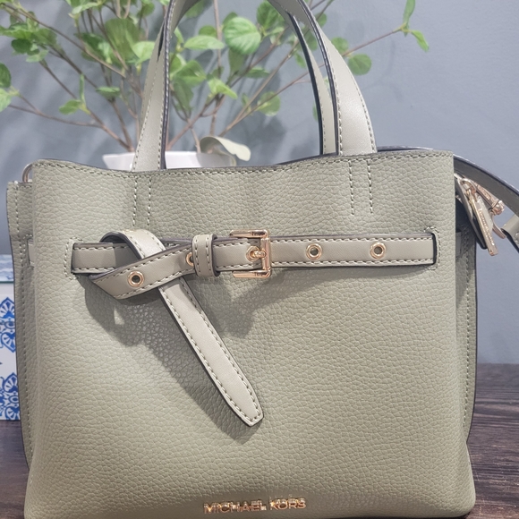 Michael Kors Handbags - Michael Kors Sage Green Satchel